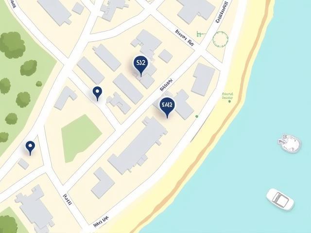 Static map placeholder showing location at 52 Seaview Terrace, Byron Bay